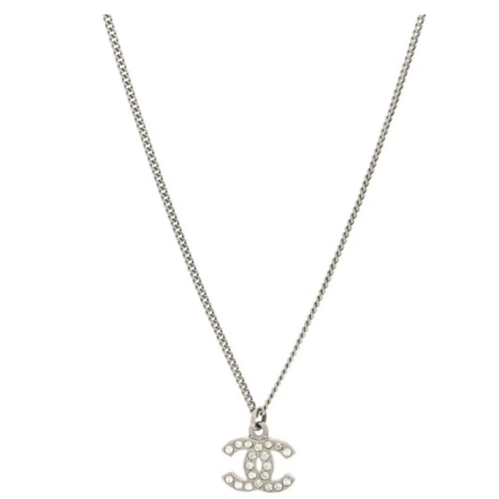 Chanel Crystal Timeless CC Necklace